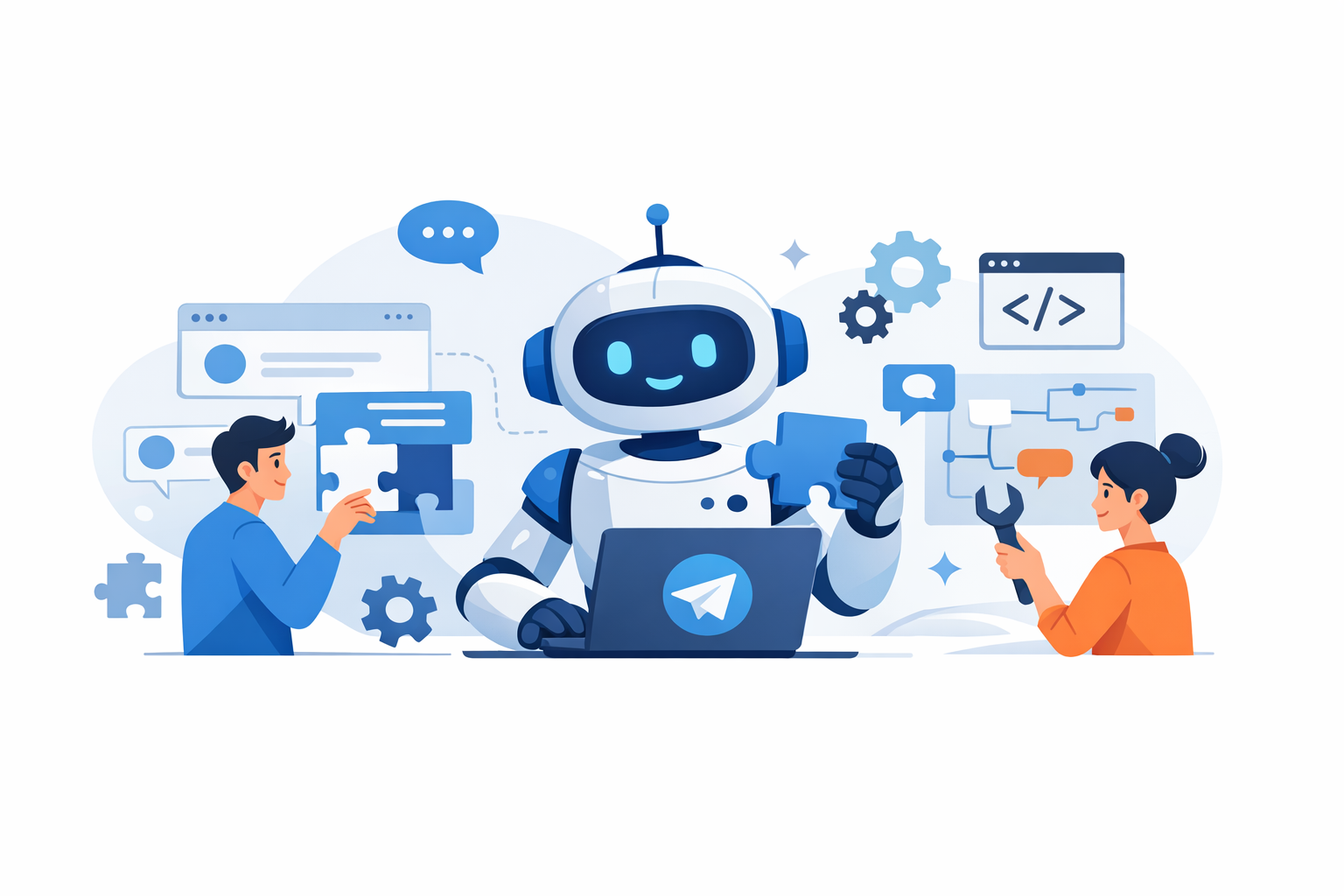 Конструктор телеграм ботов